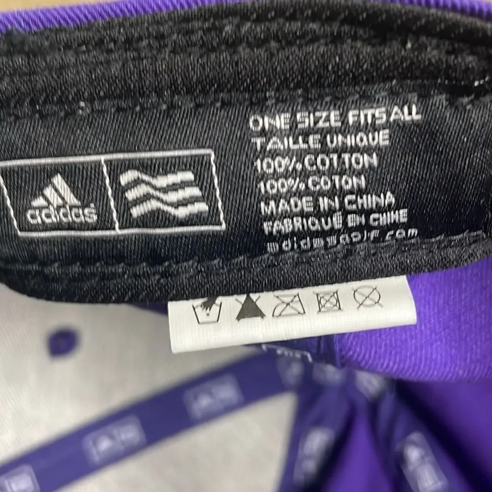 Adidas Purple Snap Back Hat Golf Baseball OS